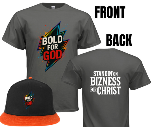 6 COLOR OPTIONS- UNISEX BOLD LIGHTNING (SIZE CHART BELOW)