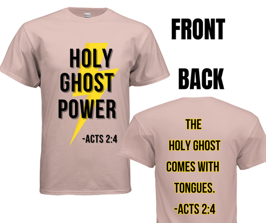 5 COLOR OPTIONS- HOLY GHOST PWR (SIZE CHART BELOW)