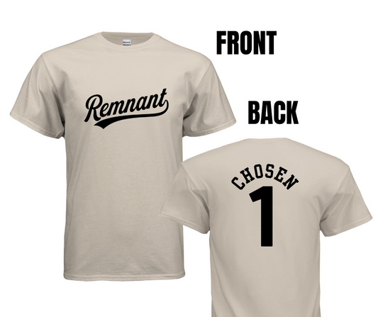 6 COLOR OPTIONS- UNISEX REMNANT TEE (SIZE CHART BELOW)