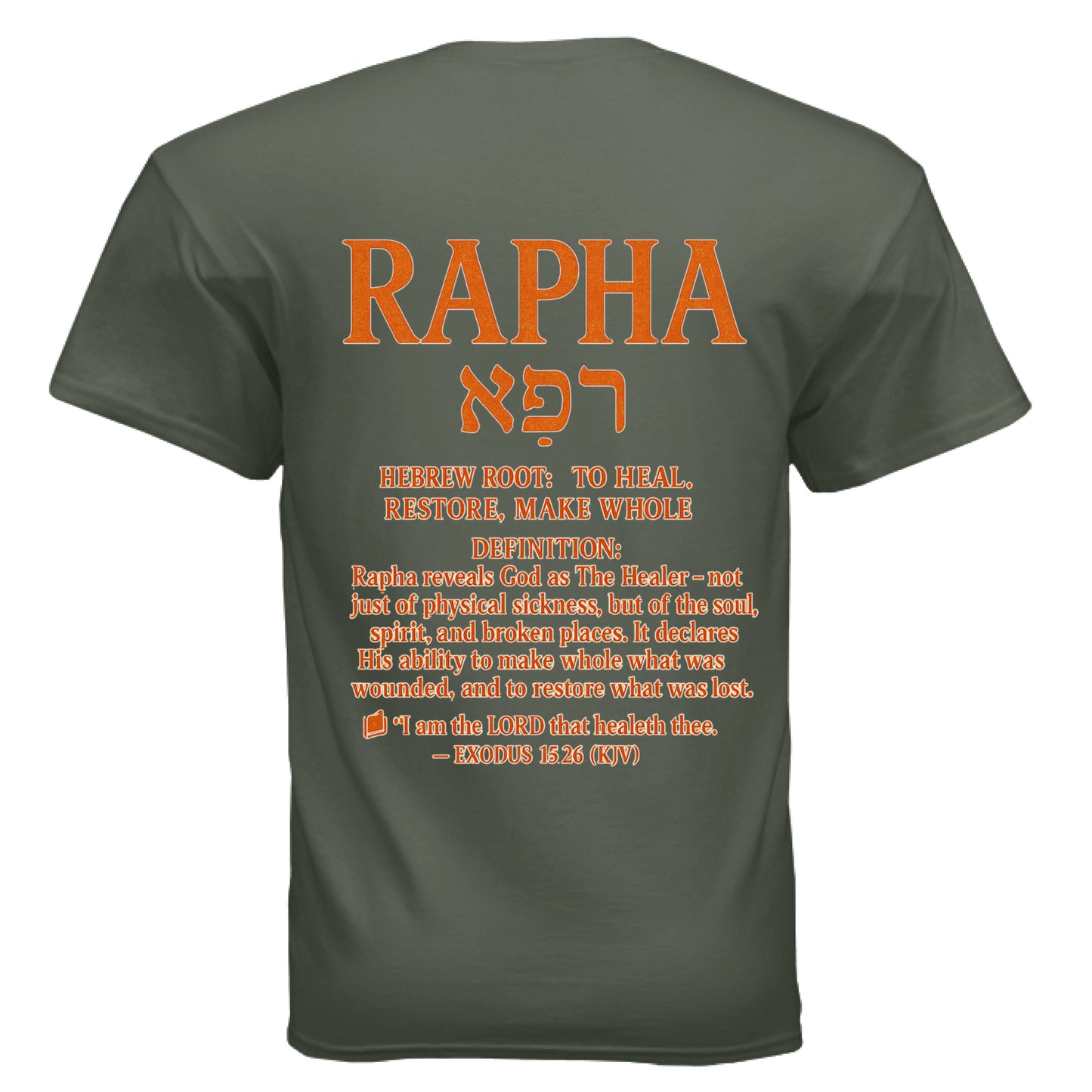 MILITARY GREEN - BACK