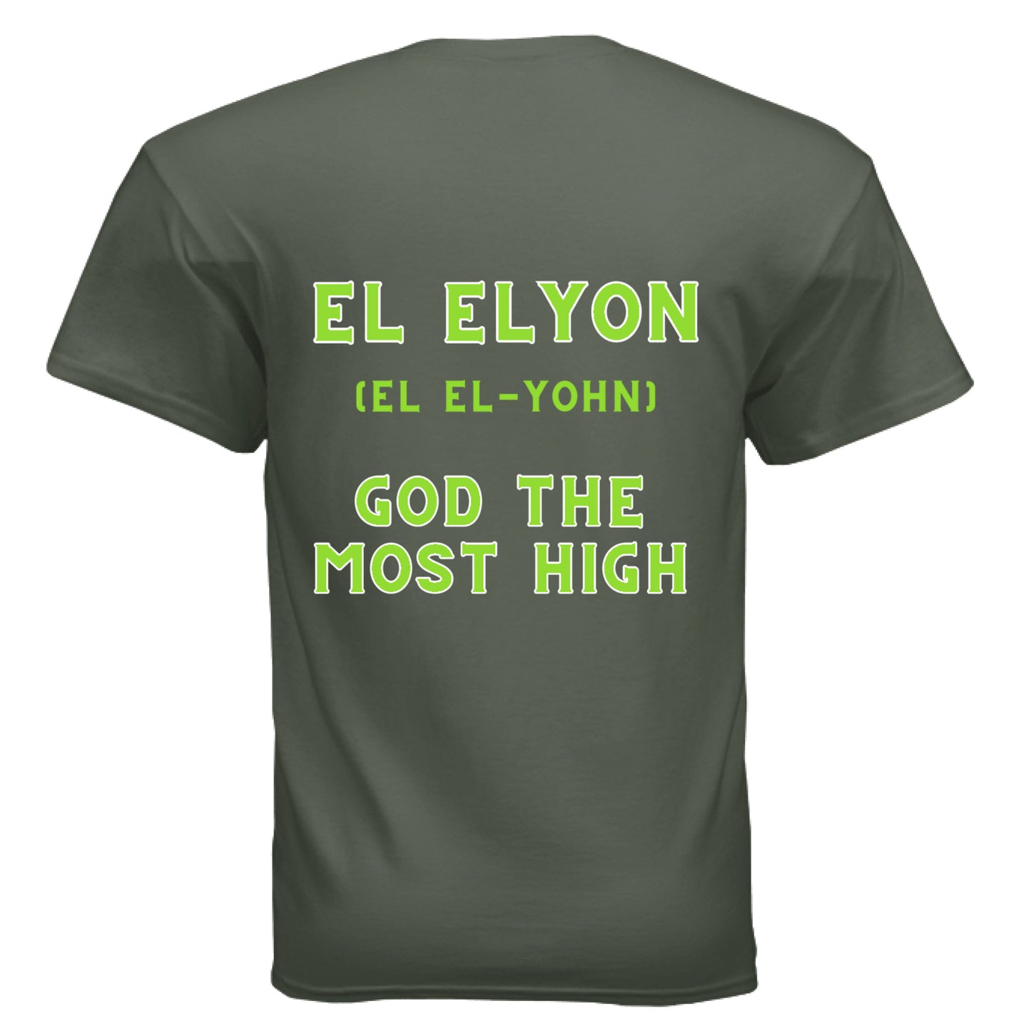 MILITARY GREEN - BACK