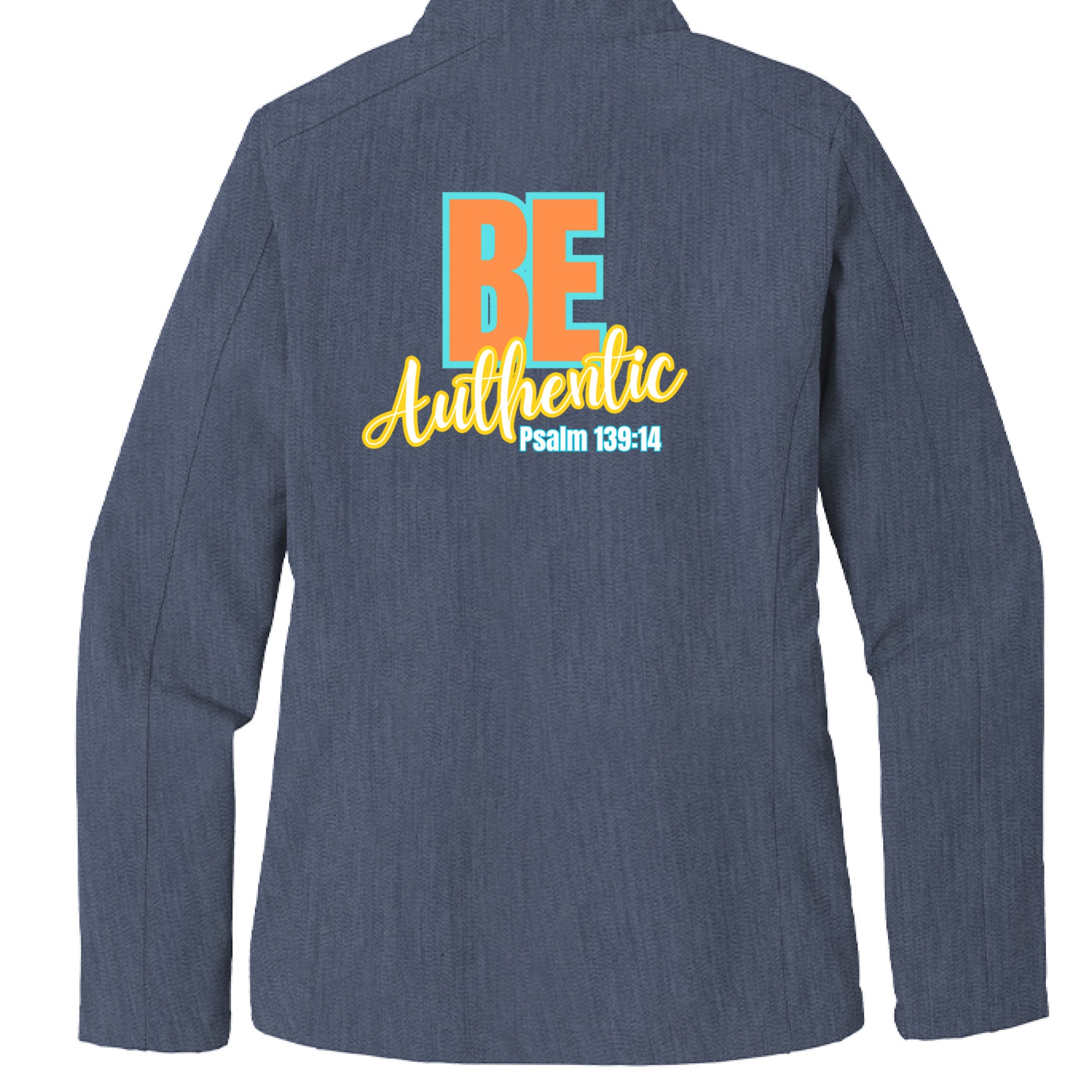 Navy Heather - BACK