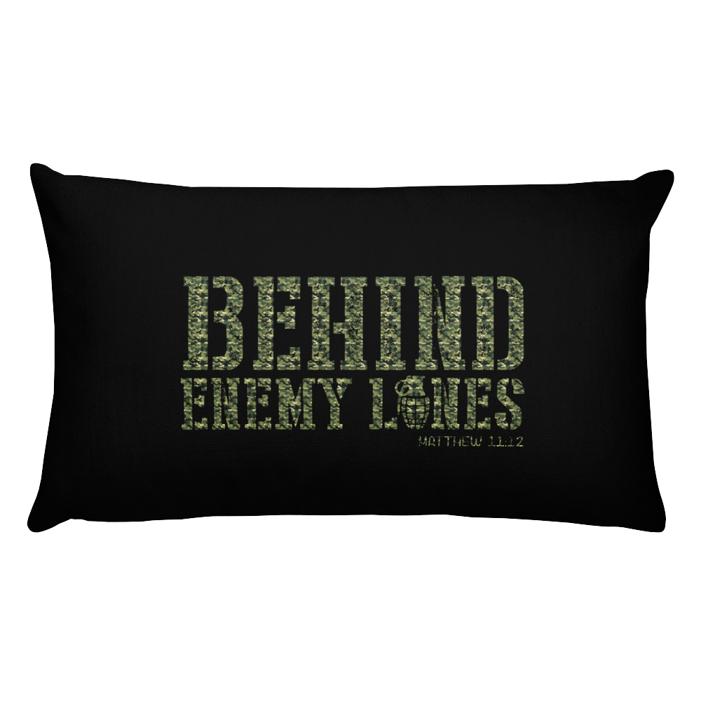 Behind Enemy Lines Warfare Prayer Pillow