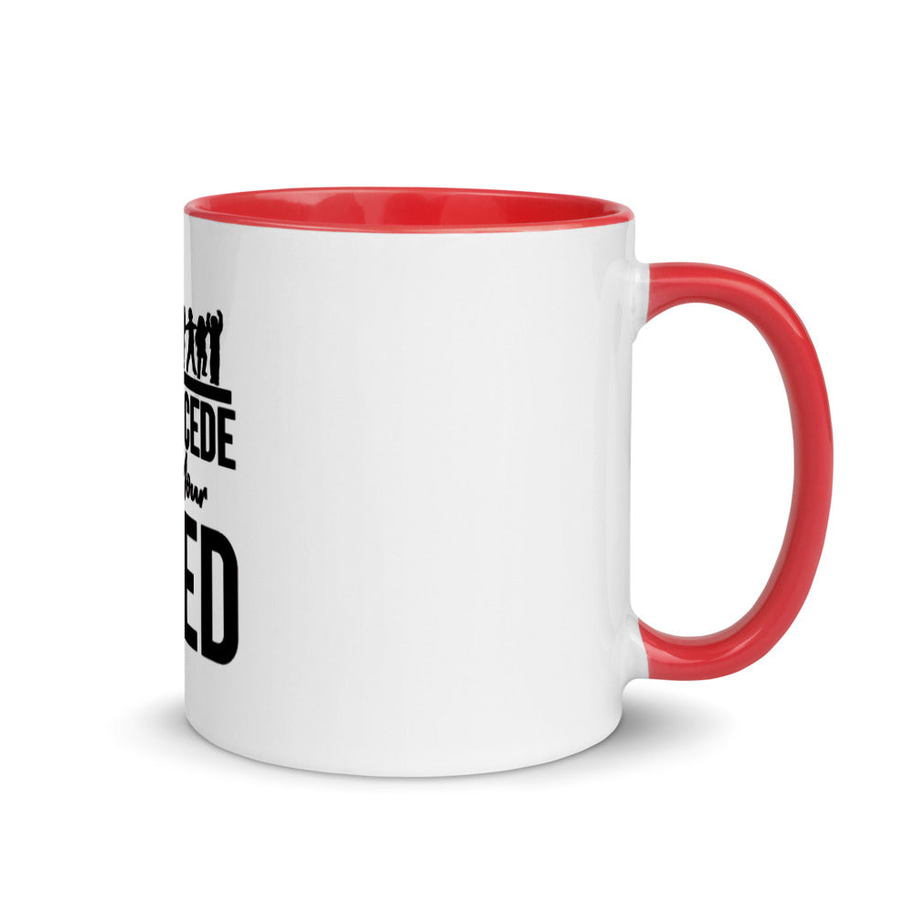 Intercede Mug with Color Inside