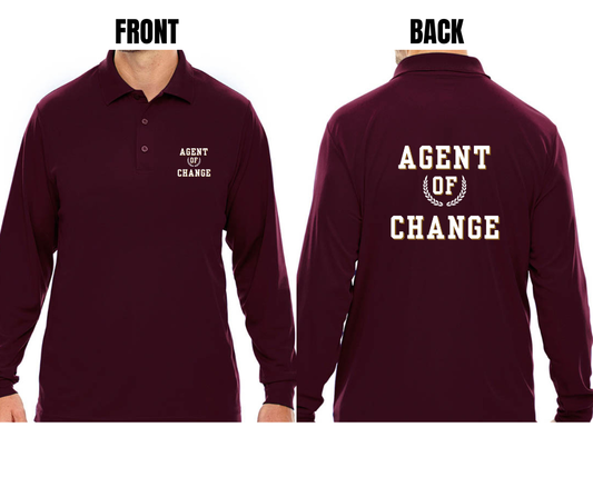 6 COLOR OPTIONS- AGENT MENS POLO