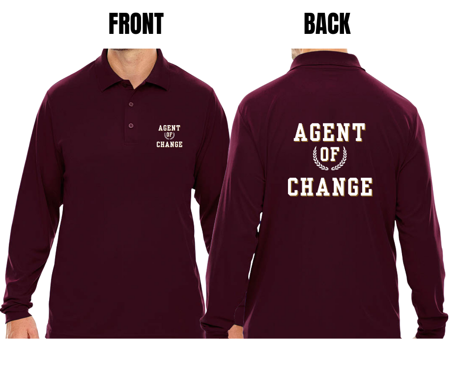 6 COLOR OPTIONS- AGENT MENS POLO