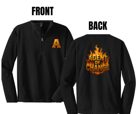 3 COLOR OPTIONS- UNISEX AGENT OF CHANGE PULLOVER (SIZE CHART BELOW)