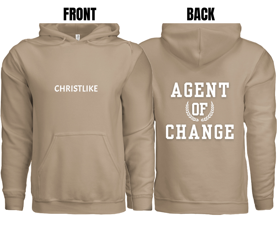 6 COLOR OPTIONS- CHRISTLIKE HOODIE (SIZE CHART BELOW)