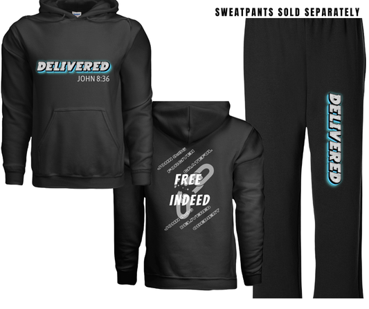 6 COLOR OPTIONS- DELIVERED HOODIE (SWEATPANTS SOLD SEPARATELY)