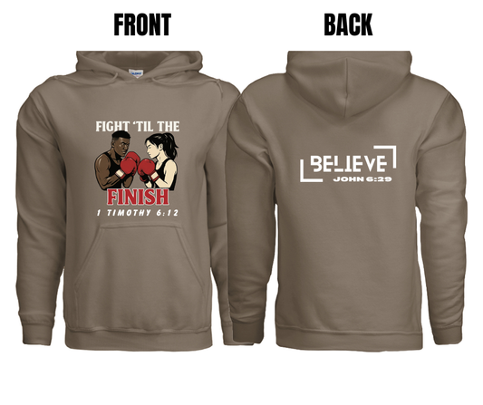 6 COLOR OPTIONS- FIGHT HOODIE