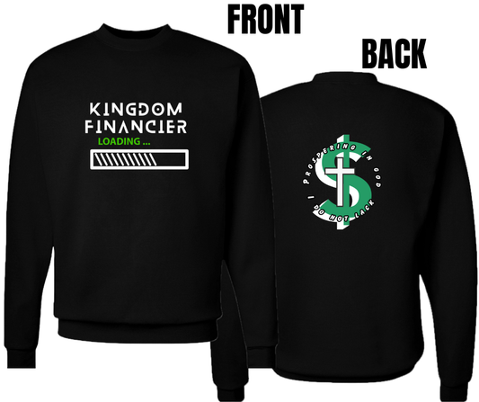 6 COLOR OPTIONS- UNISEX FINANCIER SWEATSHIRT (SIZE CHART BELOW)