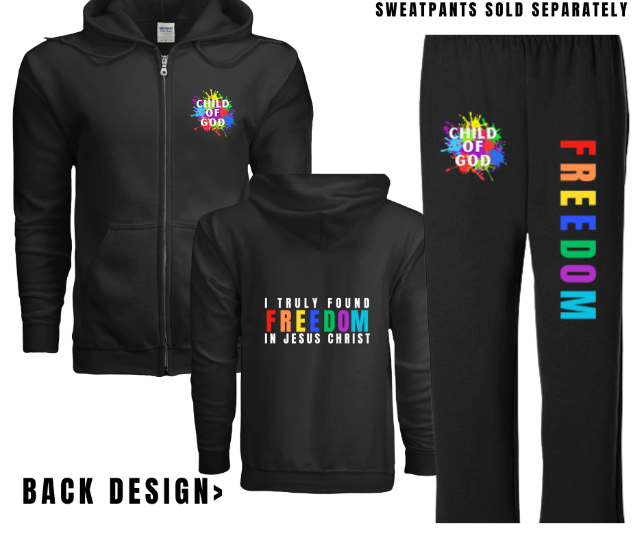 FREEDOM ZIPPER (SWEATPANTS SOLD SEPARATELY)