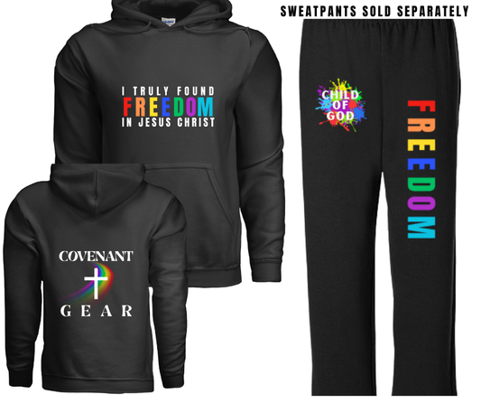 3 COLOR OPTIONS- FREEDOM HOODIE (SWEATPANTS SOLD SEPARATELY)