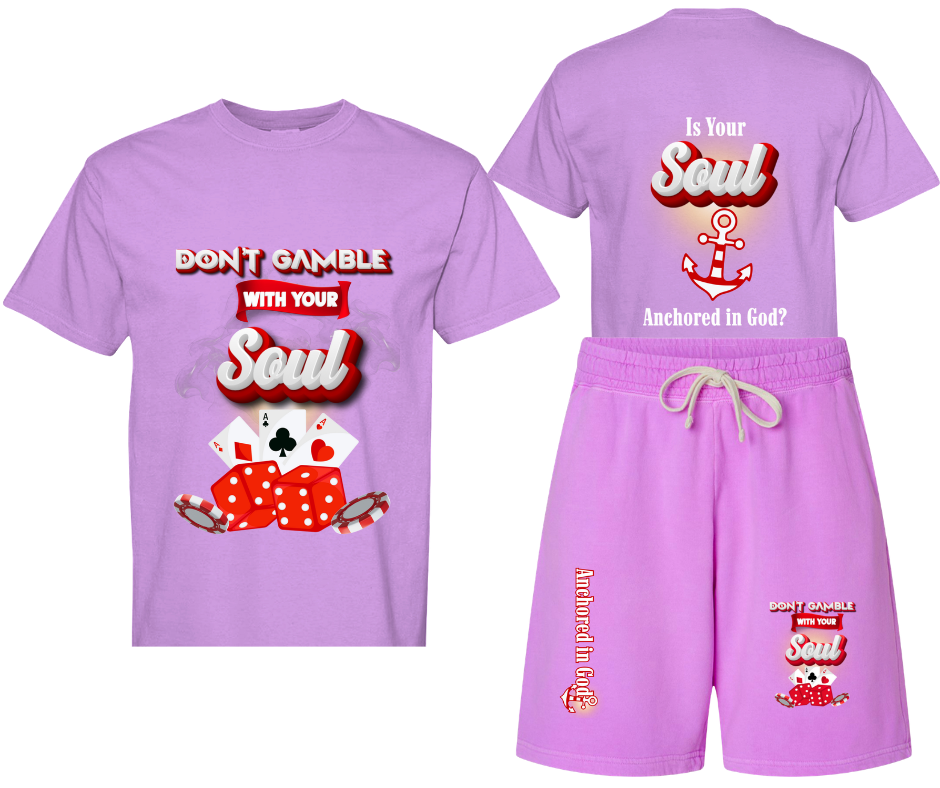 8 COLOR OPTIONS: ANCHOR -Coordinating Shorts Available (Sold Separately)