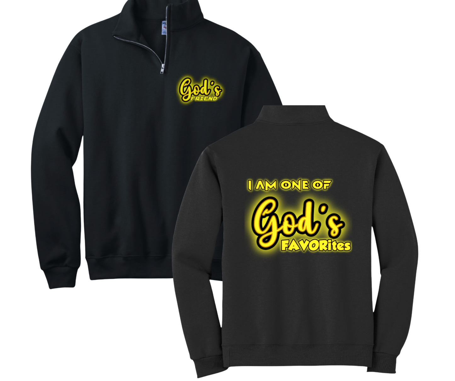God’s Favorite Quarter Zip Sweatshirt | Christian Apparel