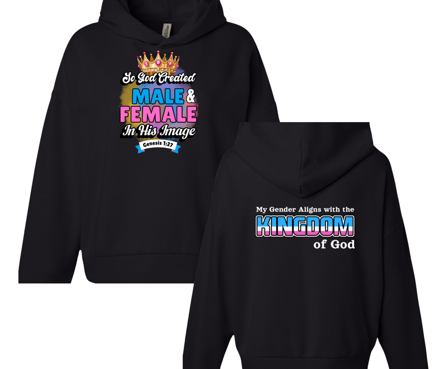 Kingdom Gender Women's Hoodie | Faith-Based Apparel