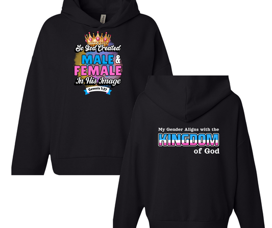 Kingdom Gender Women's Hoodie | Faith-Based Apparel