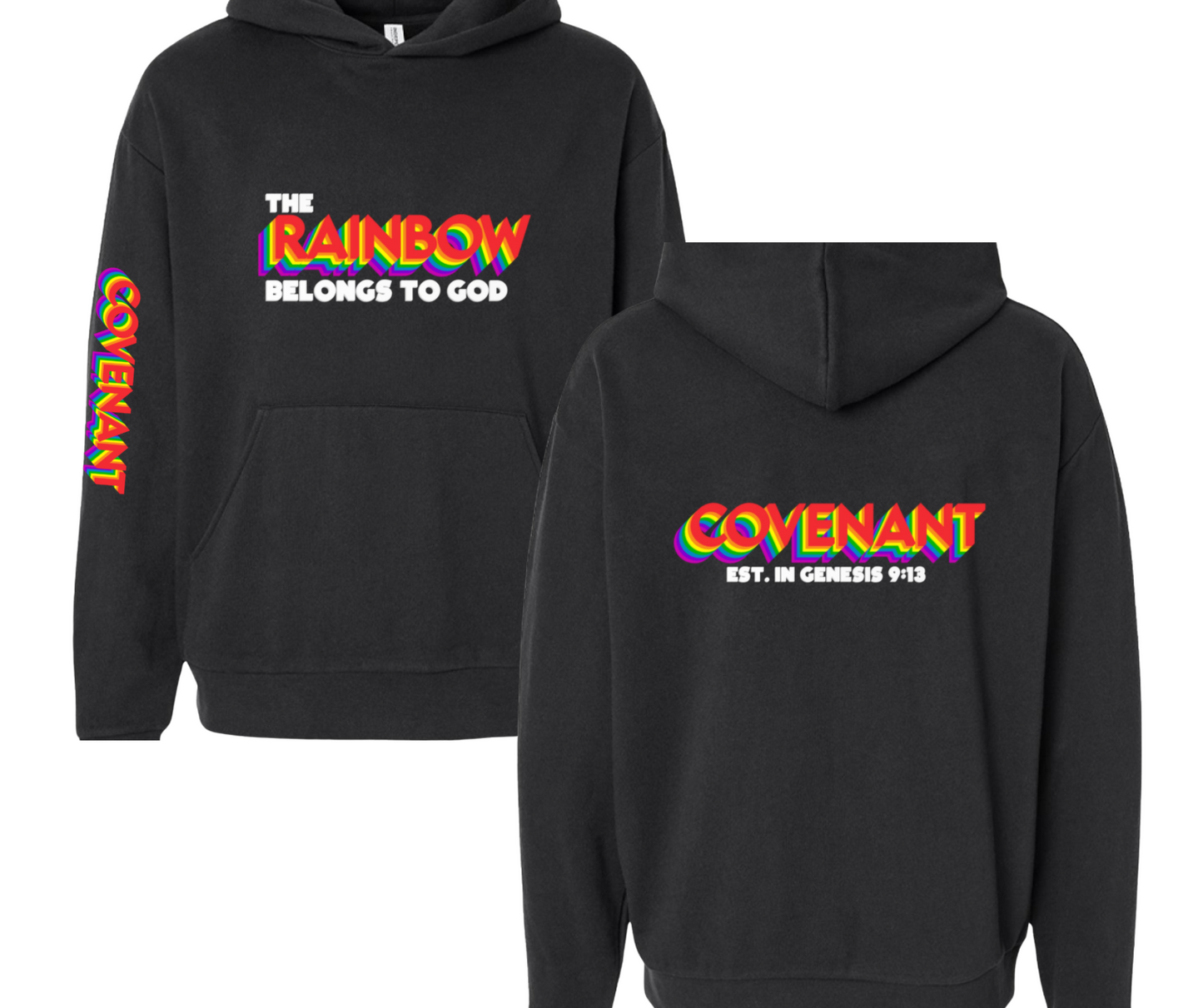 God’s Rainbow Hoodie | Christian Streetwear