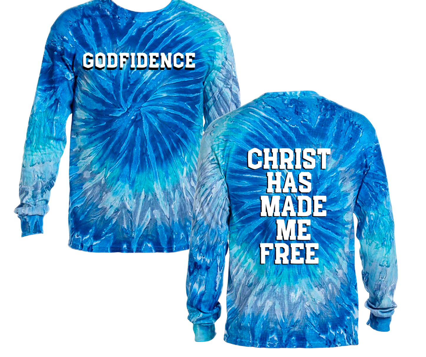 Godfidence | Tie-Dye Christian Streetwear T-Shirt