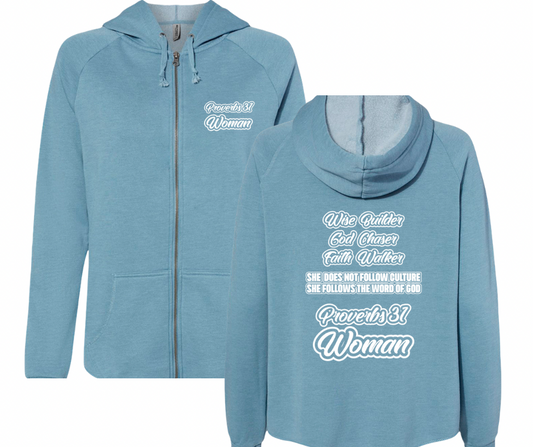 Proverbs 31 Women’s Zip Hoodie | Christian Apparel