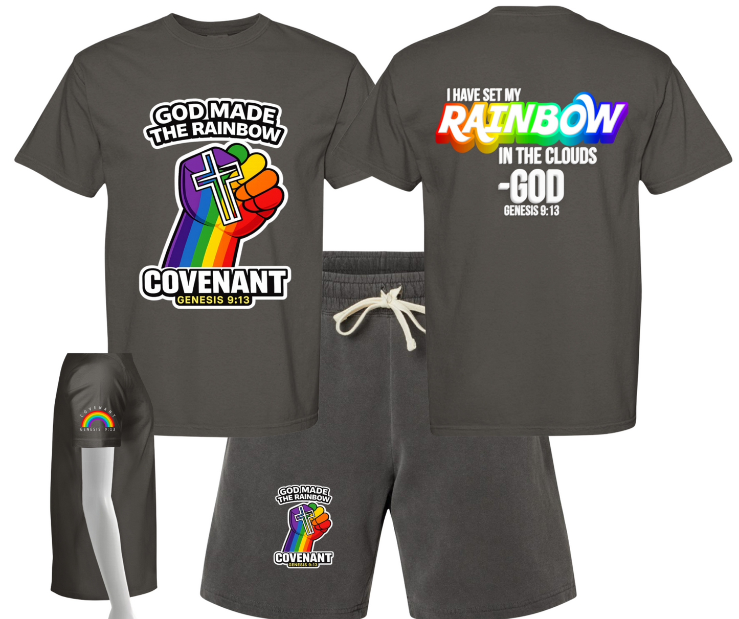God’s Rainbow Covenant T-Shirt | Christian Apparel