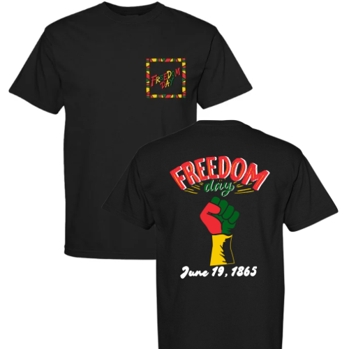 Freedom Fist Tee | Juneteenth Graphic Shirt