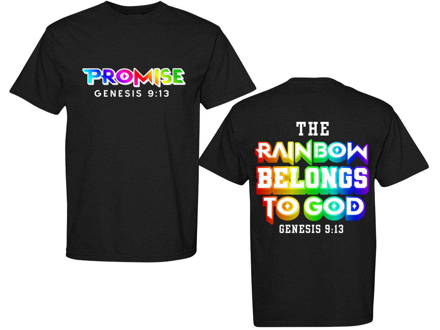 Promise Ark Rainbow T-Shirt | Faith- Based Apparel