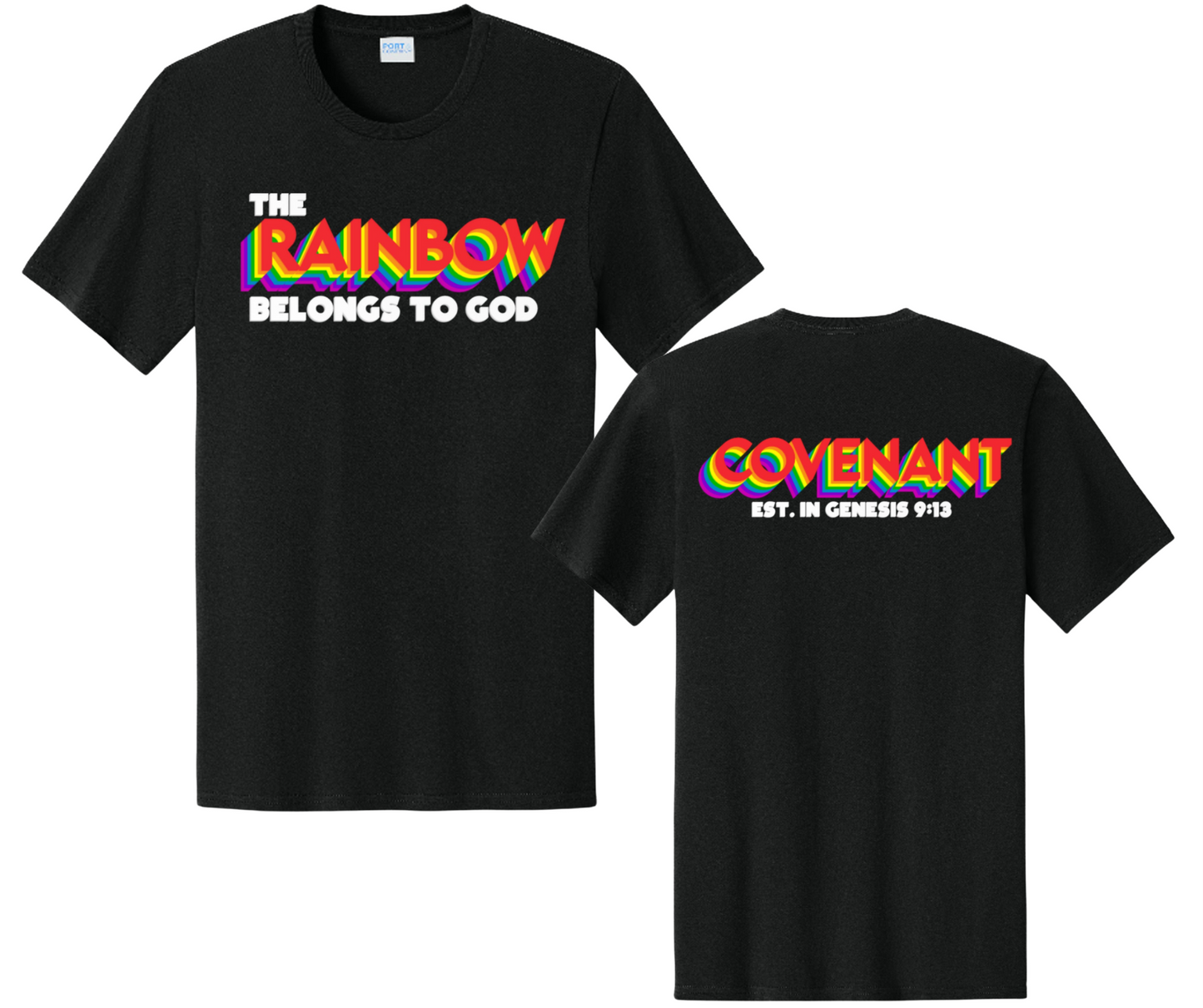 The Rainbow Belongs to God T-Shirt | Genesis 9:13 Christian Apparel
