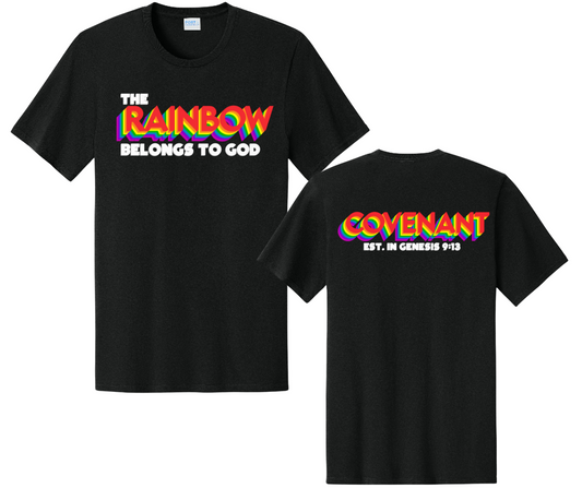 The Rainbow Belongs to God T-Shirt | Genesis 9:13 Christian Apparel
