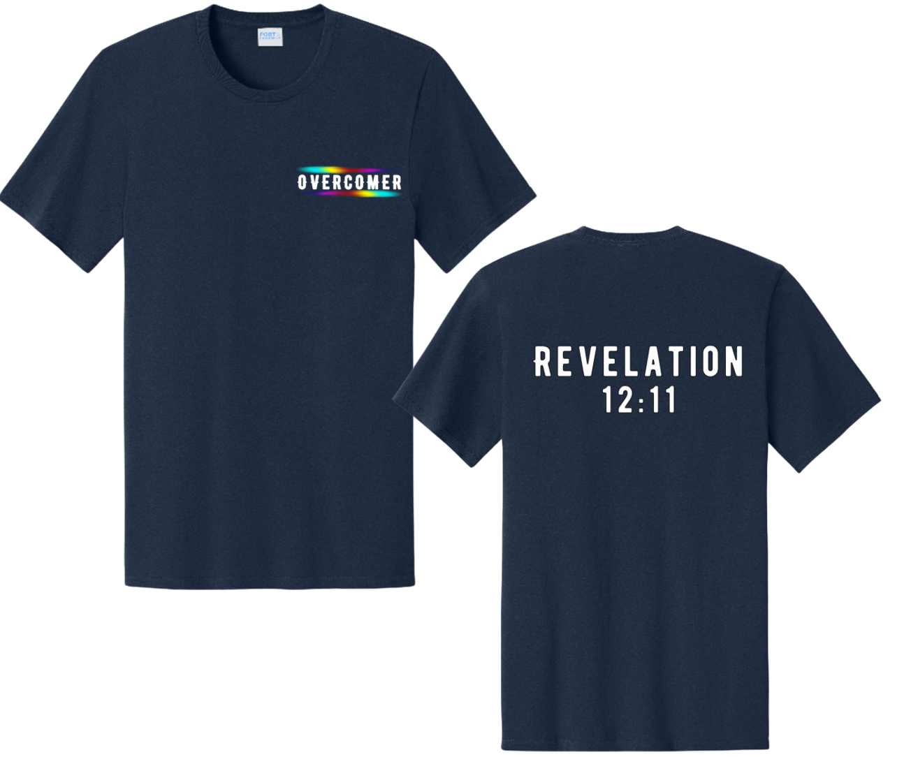 Overcomer Revelation 12:11 Testimony T-Shirt | Christian Apparel