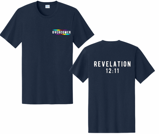 Overcomer Revelation 12:11 Testimony T-Shirt | Christian Apparel