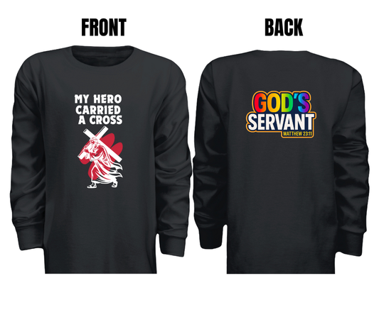 YOUTH- 6 COLOR OPTIONS LONGSLEEVE T-SHIRT
