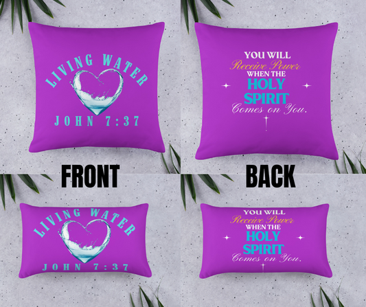 LIVING WATER PILLOW