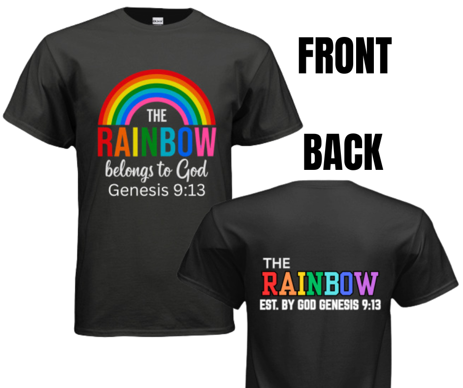 BOW BELONGS 2 GOD UNISEX (SIZE CHART BELOW)