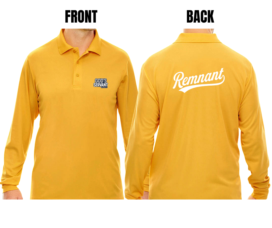 6 COLOR OPTIONS- MENS REMNANT POLO