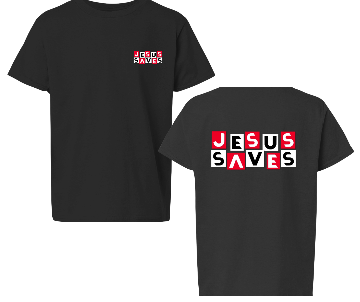 Jesus Saves Youth T-Shirt | Christian Kids Clothing