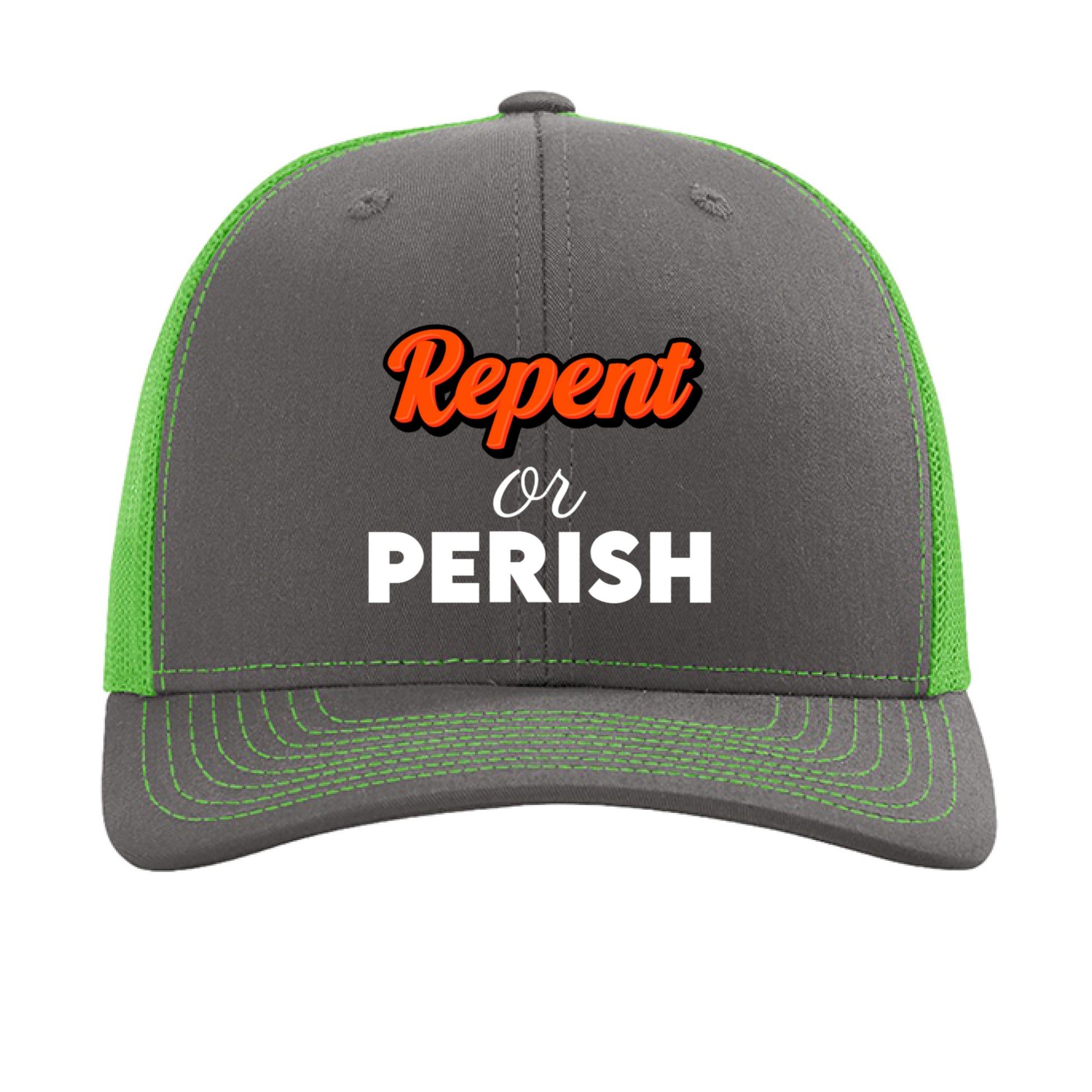 Charcoal/ Neon Green - FRONT