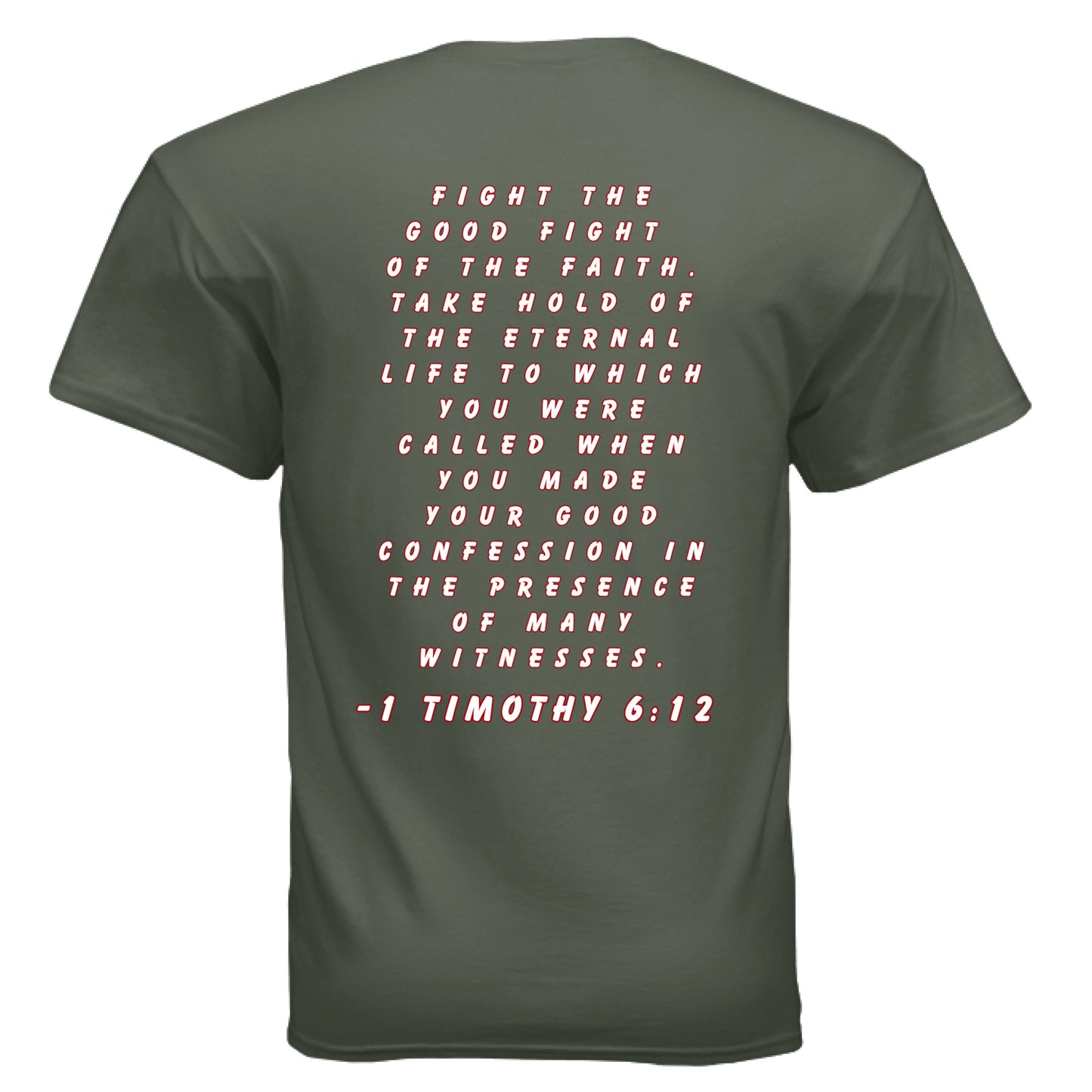 MILITARY GREEN - BACK