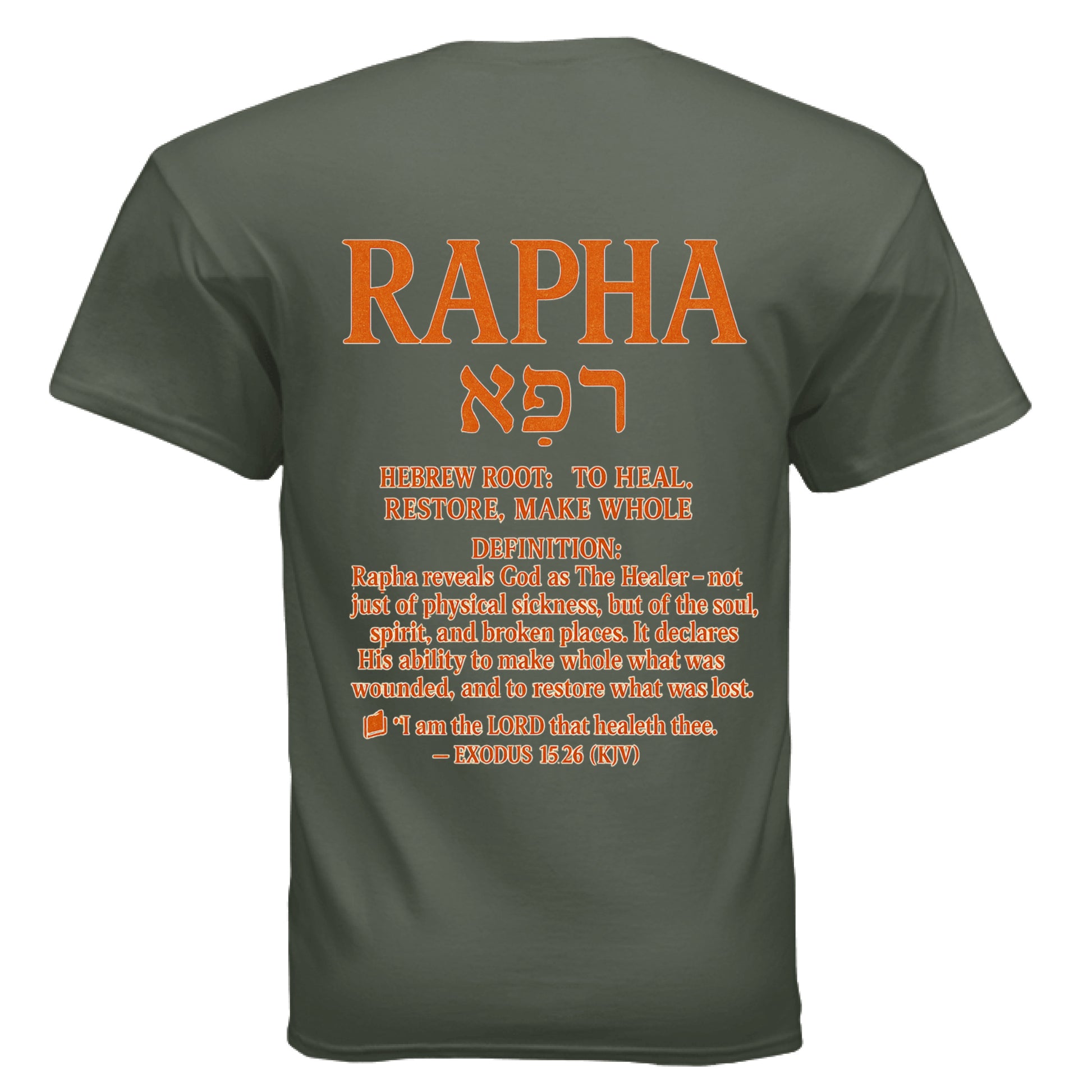 MILITARY GREEN - BACK