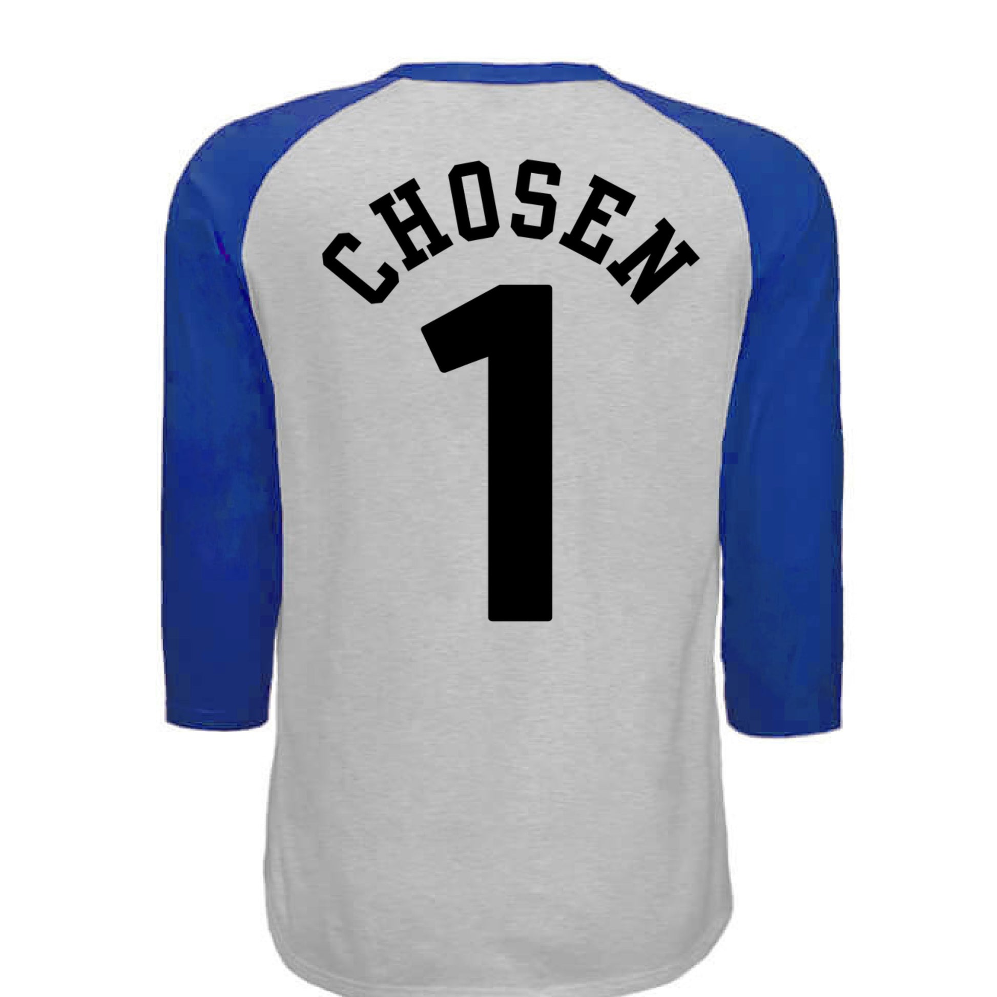 HEATHER GREY / ROYAL - BACK