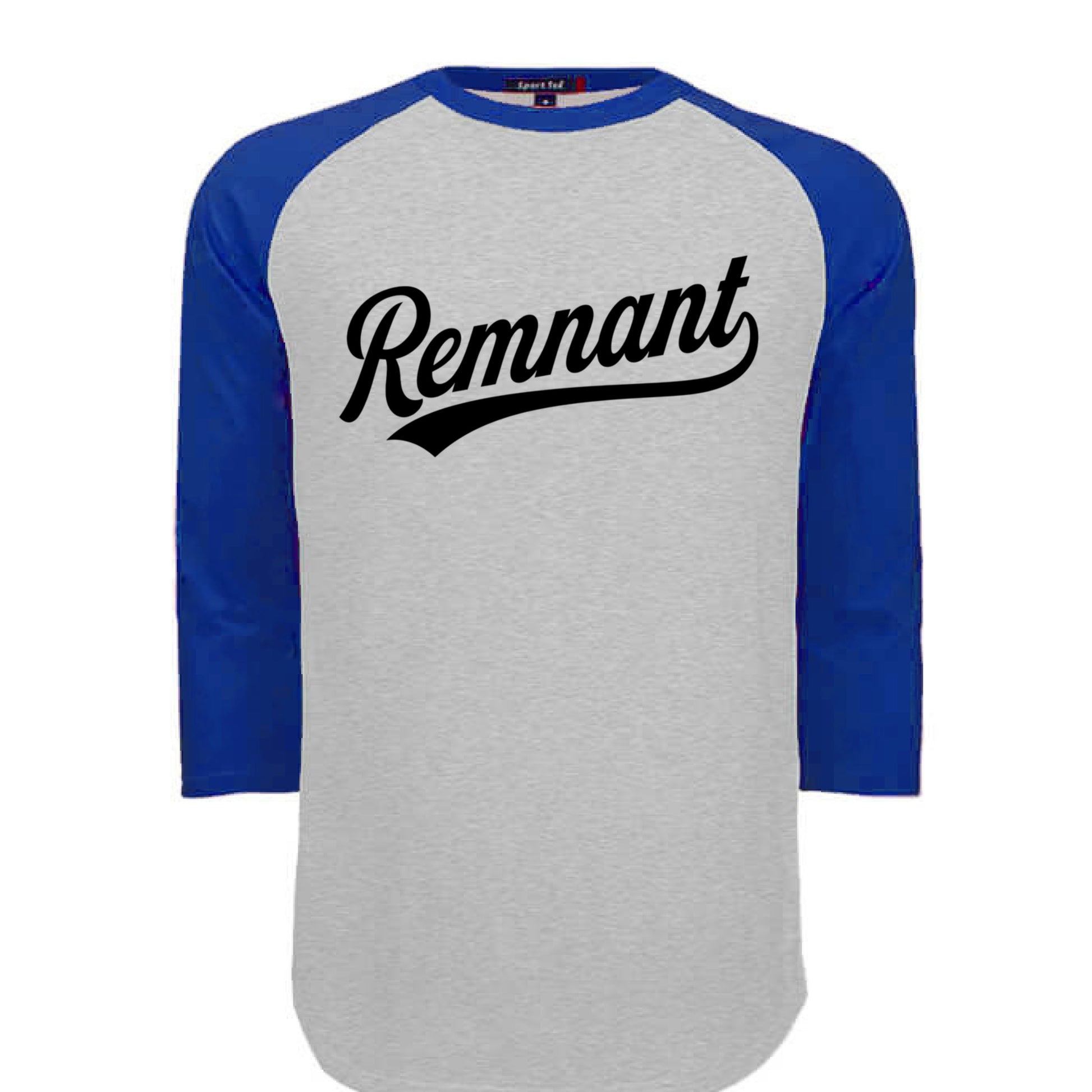 HEATHER GREY / ROYAL - FRONT