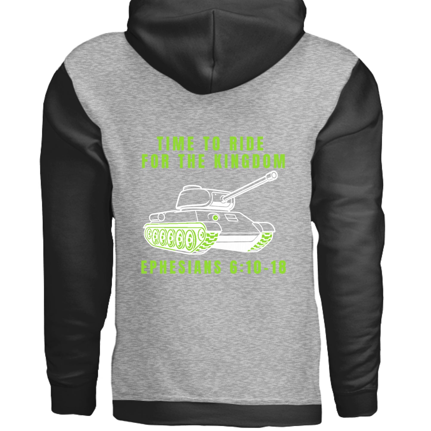 Grey Heather/ Black - BACK