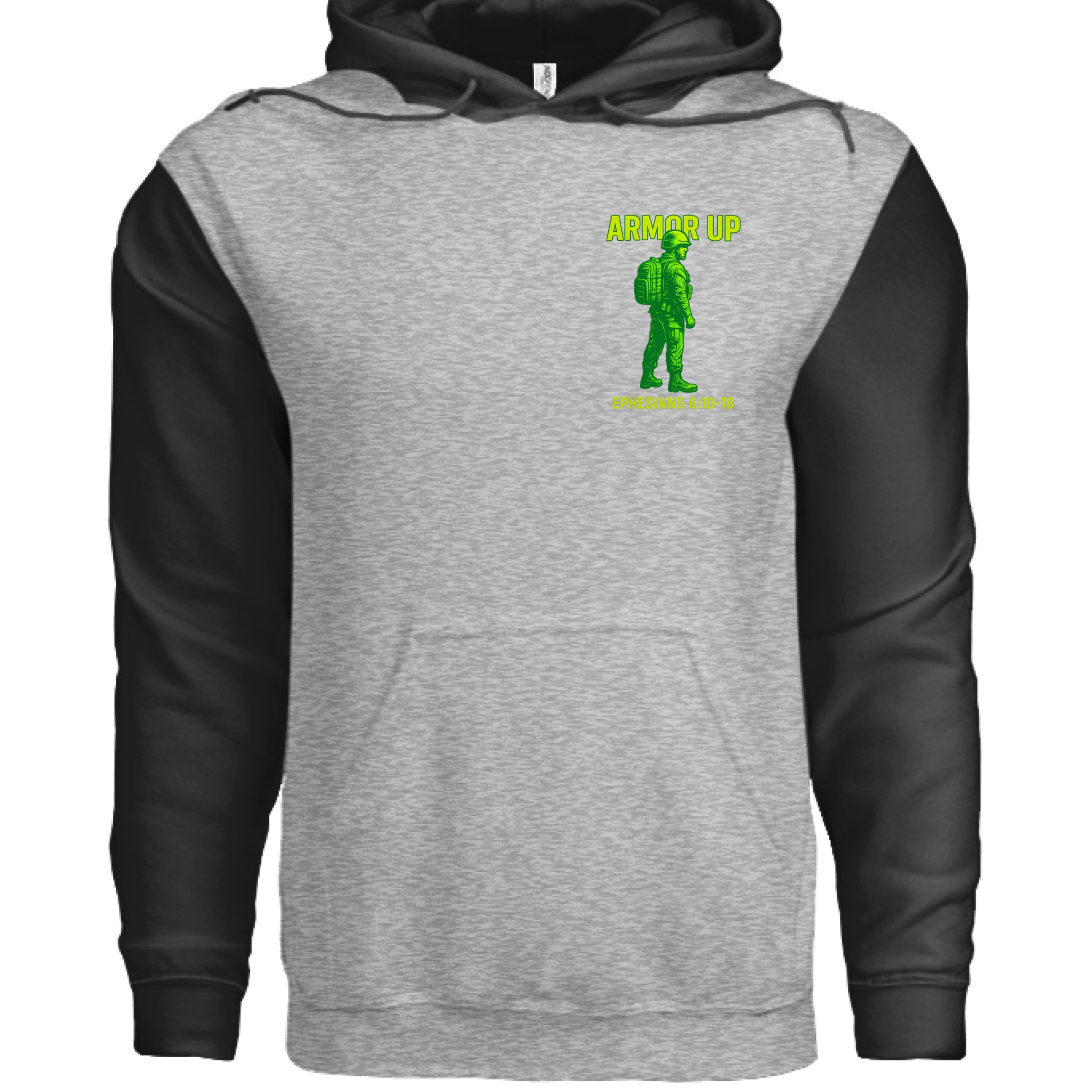 Grey Heather/ Black - FRONT