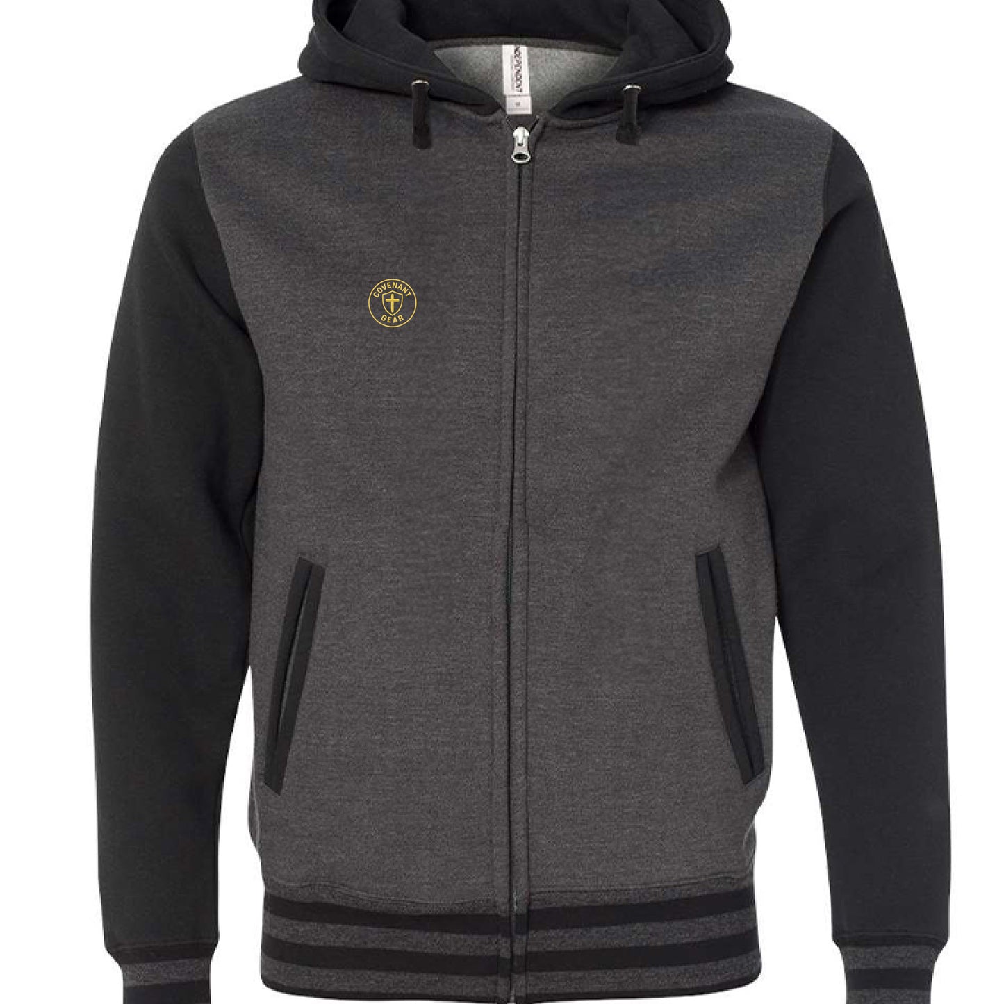 Charcoal Heather/ Black - FRONT