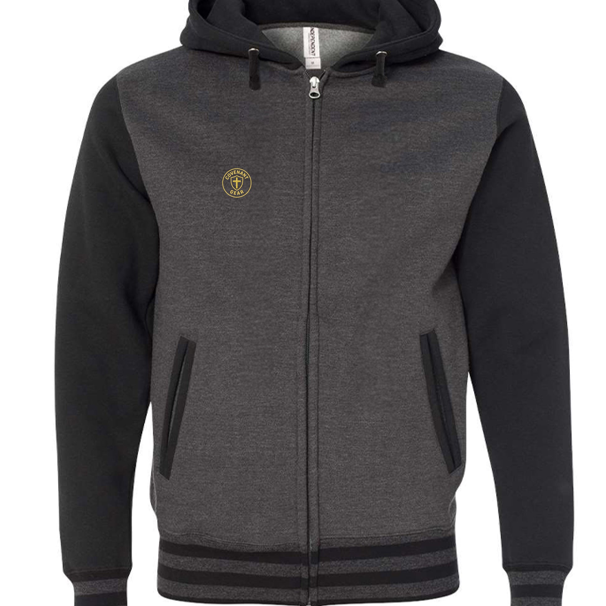 Charcoal Heather/ Black - FRONT