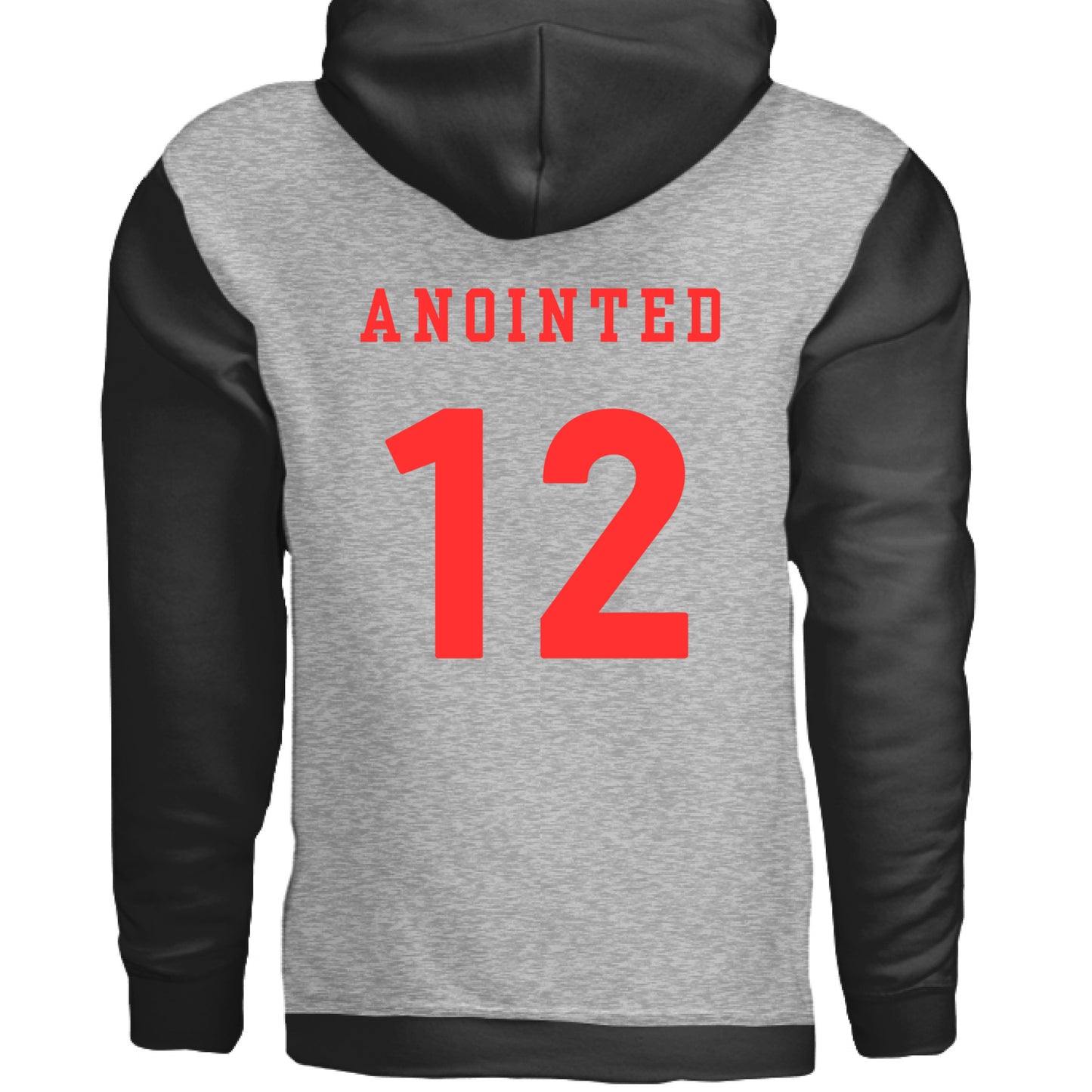 Grey Heather/ Black - BACK