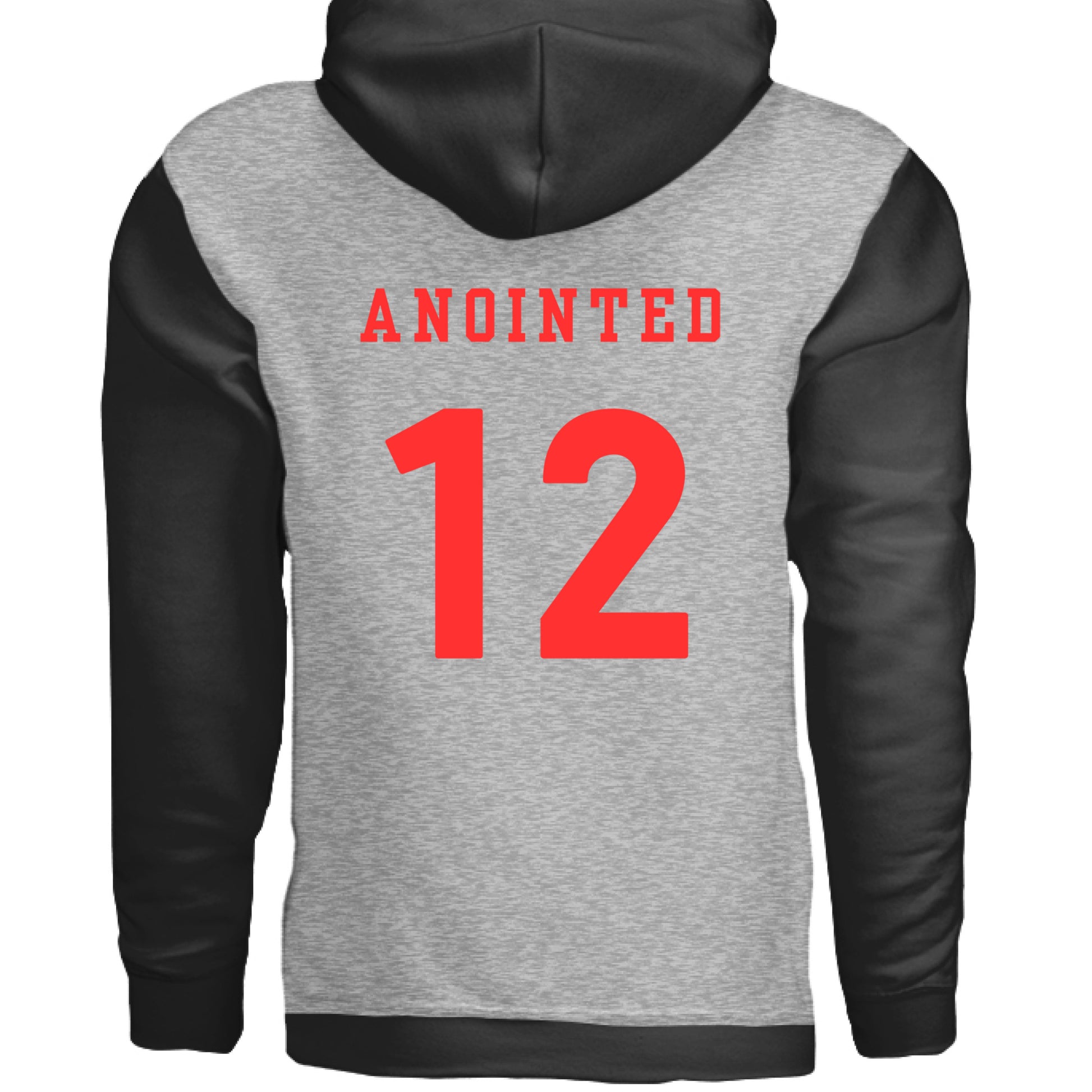 Grey Heather/ Black - BACK