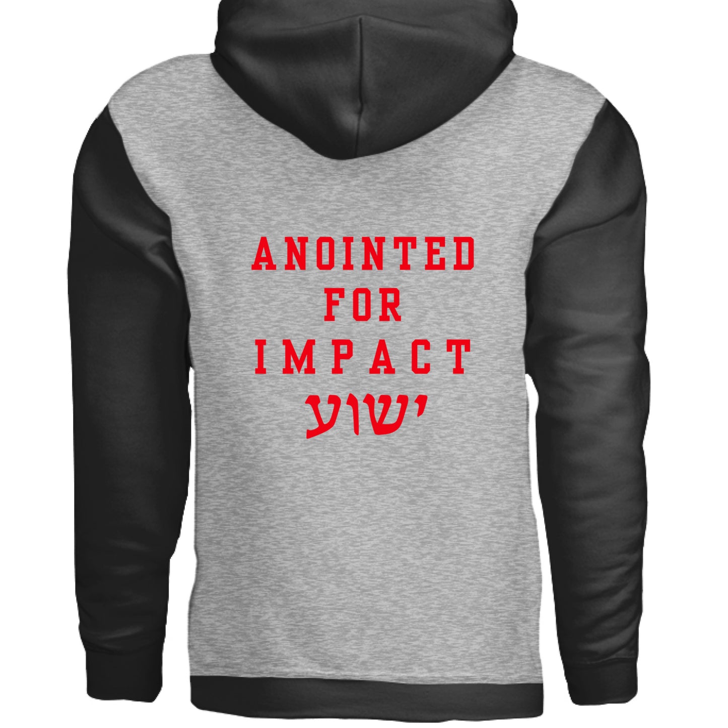 Grey Heather/ Black - BACK