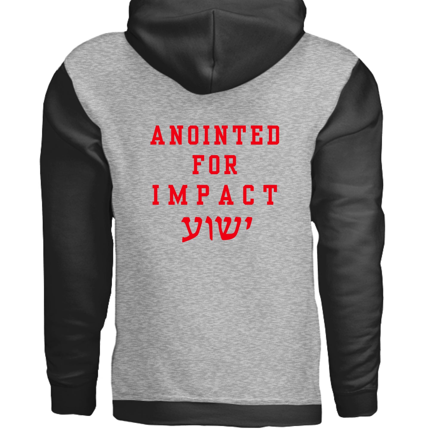 Grey Heather/ Black - BACK