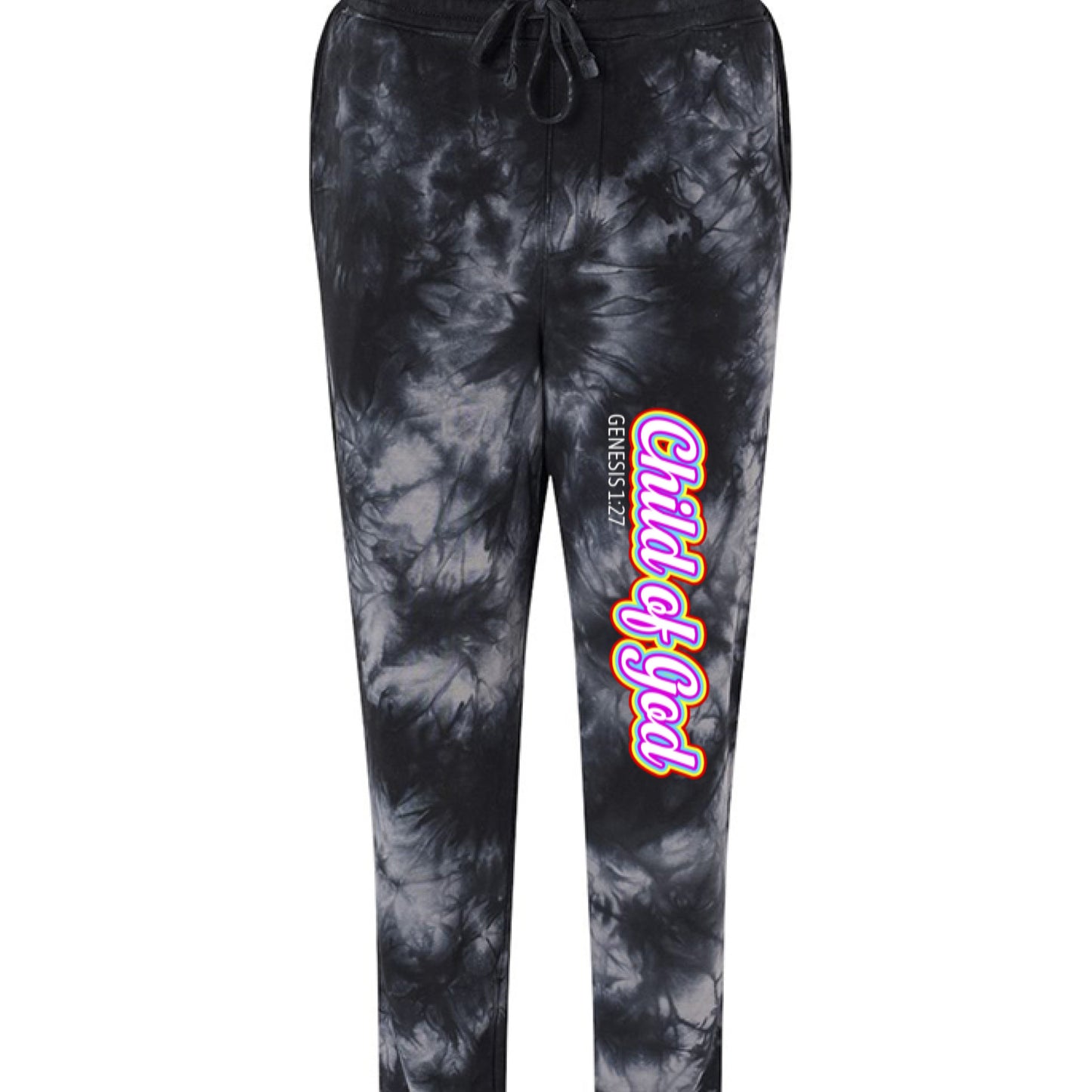Tie Dye Black - FRONT
